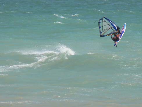 Windsurfing jump - May 2007